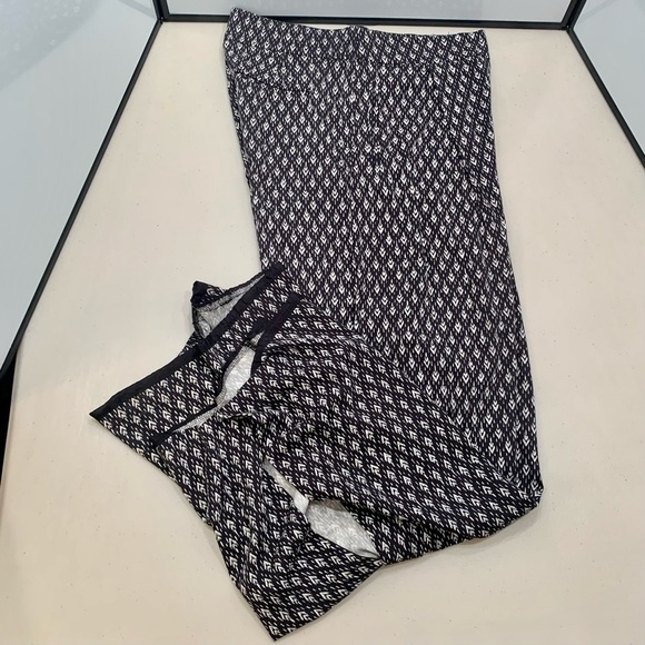 Anthropologie Pants Adult Small Black&White Elevenses High Waist Wide Leg Women - Picture 5 of 11